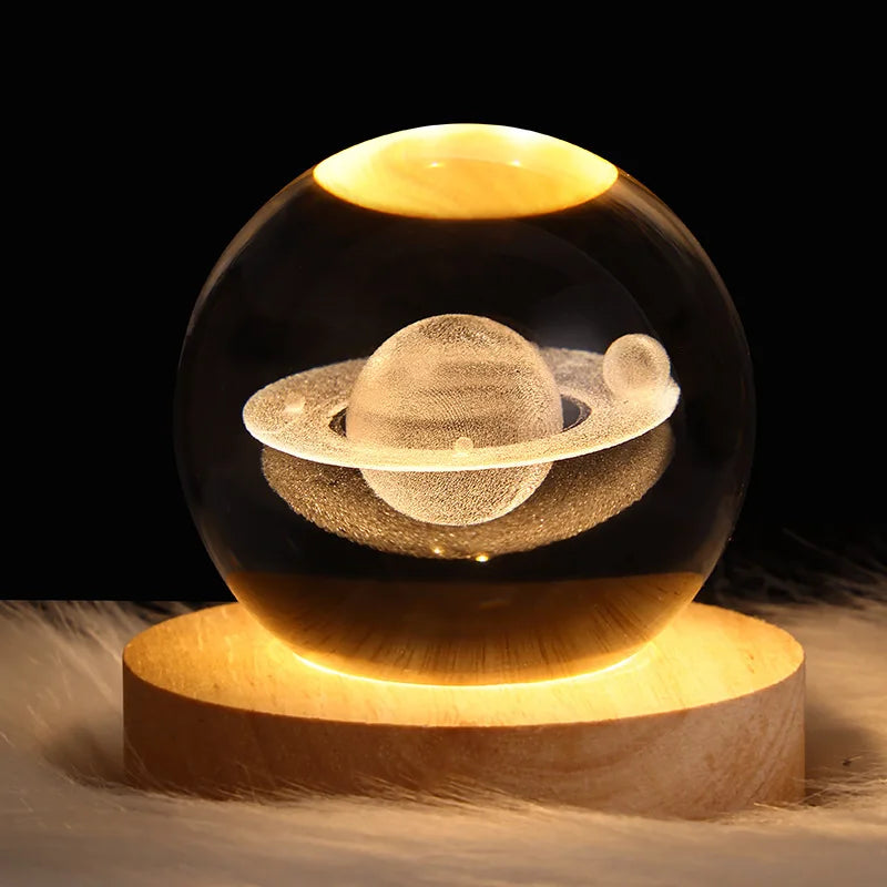 GalaxyGlow Crystal 3D  Lamp