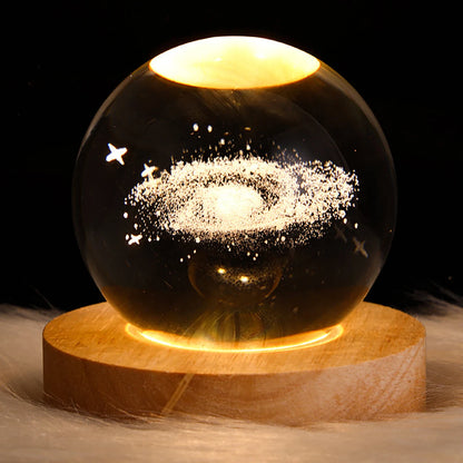 GalaxyGlow Crystal 3D  Lamp