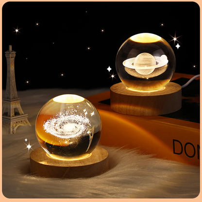 GalaxyGlow Crystal 3D  Lamp